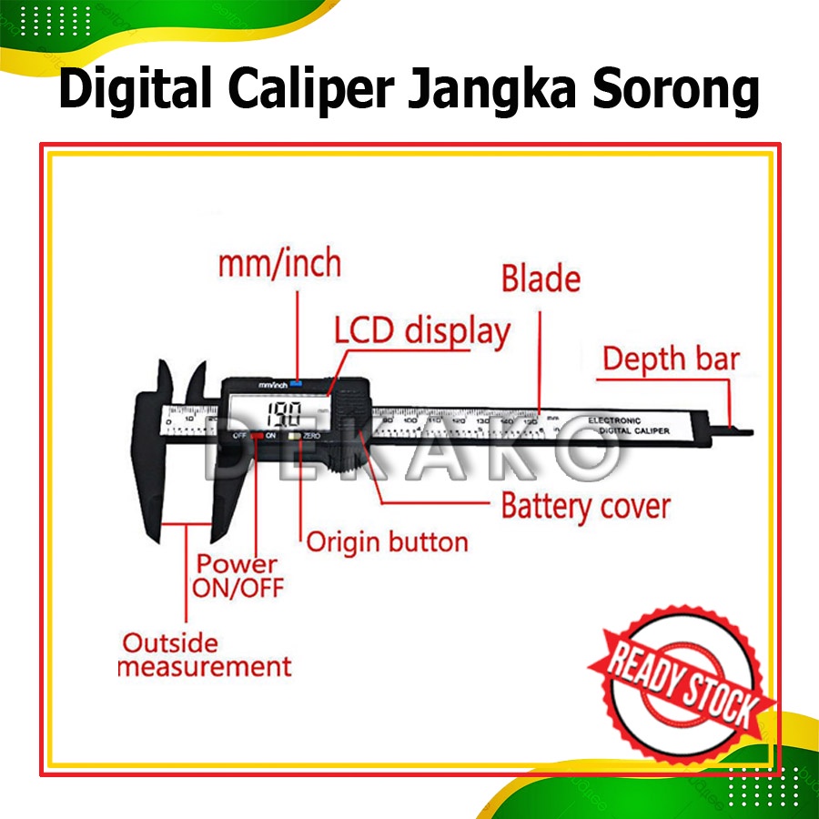 Digital Caliper Jangka Sorong