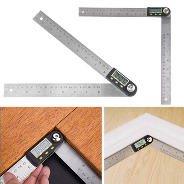 

Digital protractor finder penggaris siku Stainless Steel