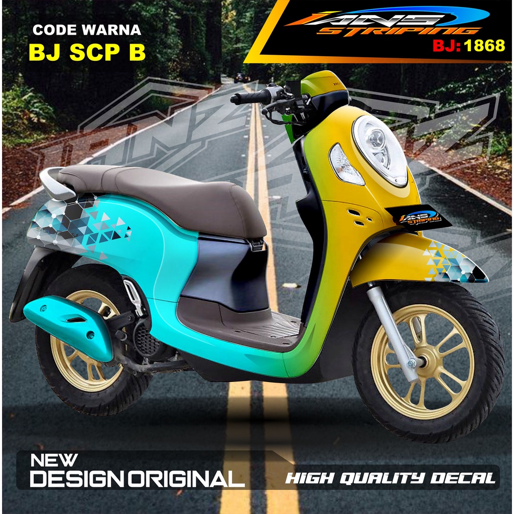 STIKER VARIASI FULL BODY SCOOPY / STICKER ALL NEW SCOOPY / STIKER FULL BODY SCOOPY TERMURAH / STIKER MOTOR SCOOPY / STIKER MOTOR