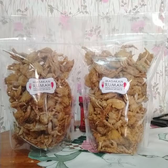 

Baby Crab Goreng Tepung 500gram RENYAH TANPA PENGAWET Toko by Bandar Ikan Asin Jambal Roti