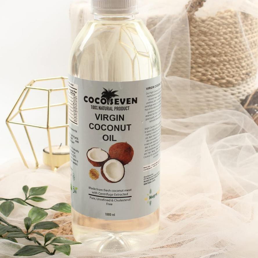 

Terbaru vco cocoseven 1 liter Virgin Coconut Oil minyak kelapa murni ... ...