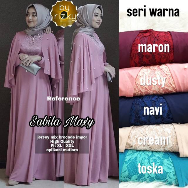 Baju gamis termurah / long dress / grosir baju muslim