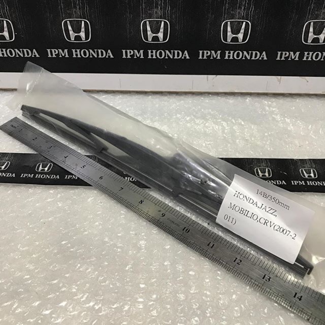 350mm 14 inch Karet Wiper Blade Belakang Honda Jazz GD3 IDSI VTEC S RS GE8 GK5 2003-2021 CRV GEN 3 2007-2012 Freed 2010-2015 Mobilio 2014-2021