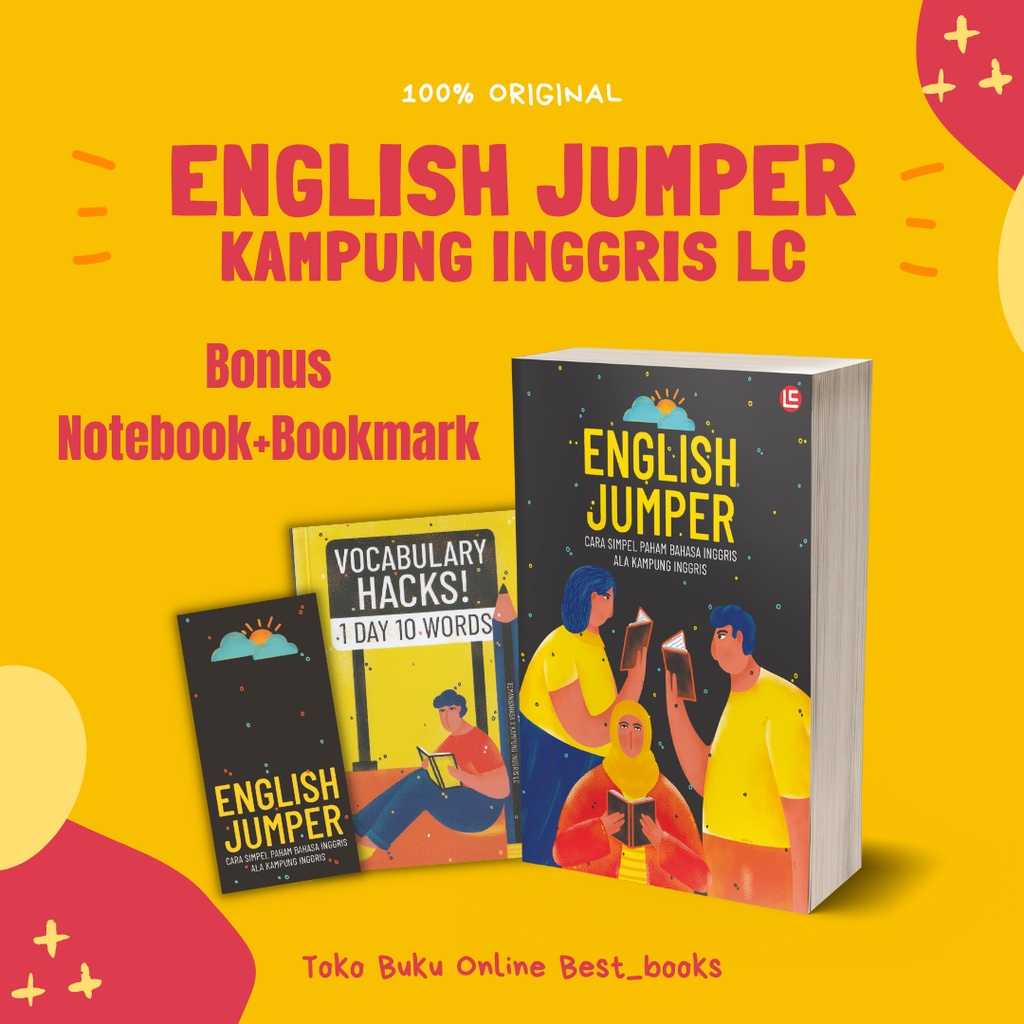 BUKU ENGLISH JUMPER - CARA SIMPEL PAHAM BAHASA INGGRIS ALA KAMPUNG INGGRIS / BUKU BAHASA INGGRIS