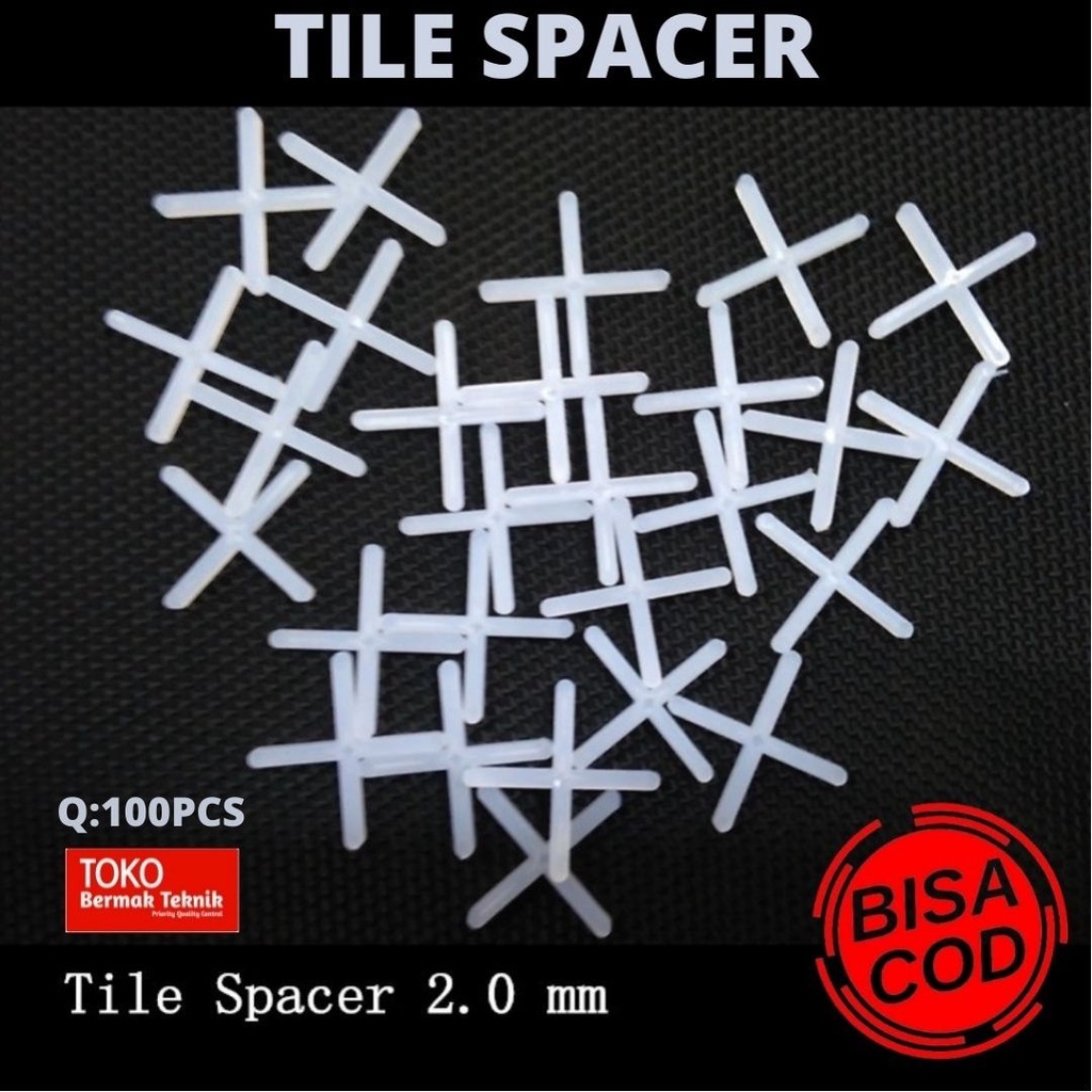 Spacer 2 MM / Tile Spacer / T Cross / Nat Keramik / Nat Granit / Spacer Nat Keramik / Spacer Nat Gra