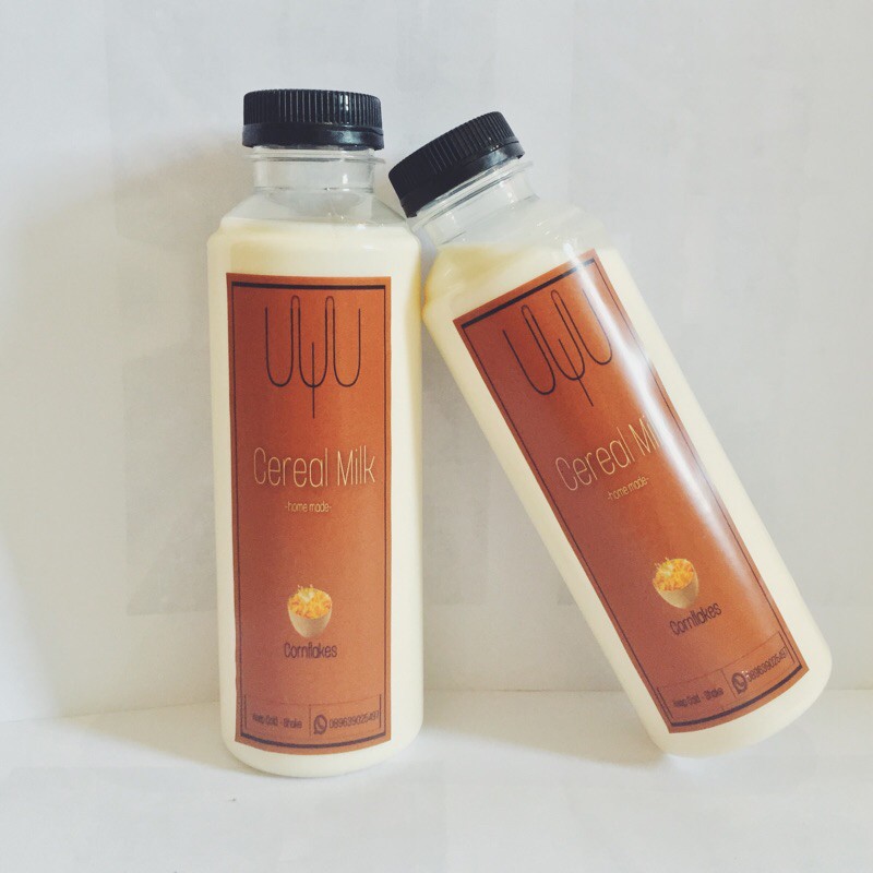 

2 botol 250ml susu sereal cornflakes