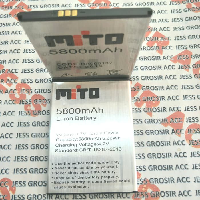 Baterai Battery original Double Power MITO Note A62 BA000137 BA-000137