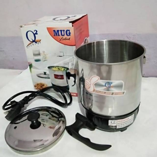 TEKO LISTRIK / PEMANAS AIR ALUMUNIUM 12 CM