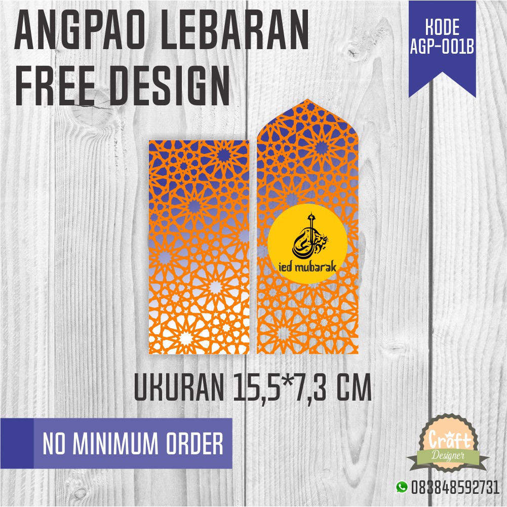 

Amplop Angpao Lebaran Murah Custom Design 001