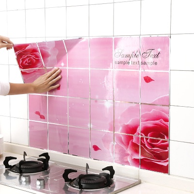 ⭐️𝐈𝐇𝐒 𝟐𝟑𝟑⭐️Wallpaper Stiker Dapur Anti Api Stiker Dapur Aluminium Foil Anti Minyak