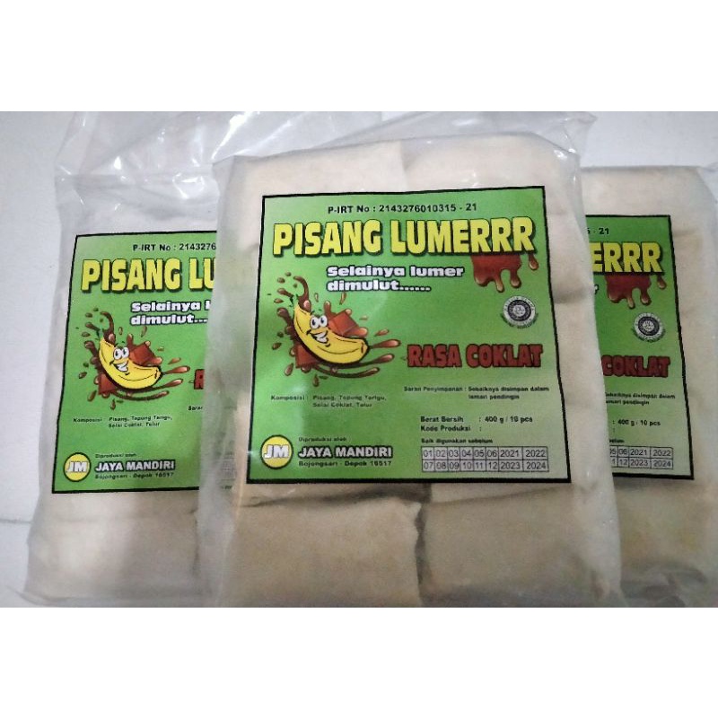 

pisang lumer coklat