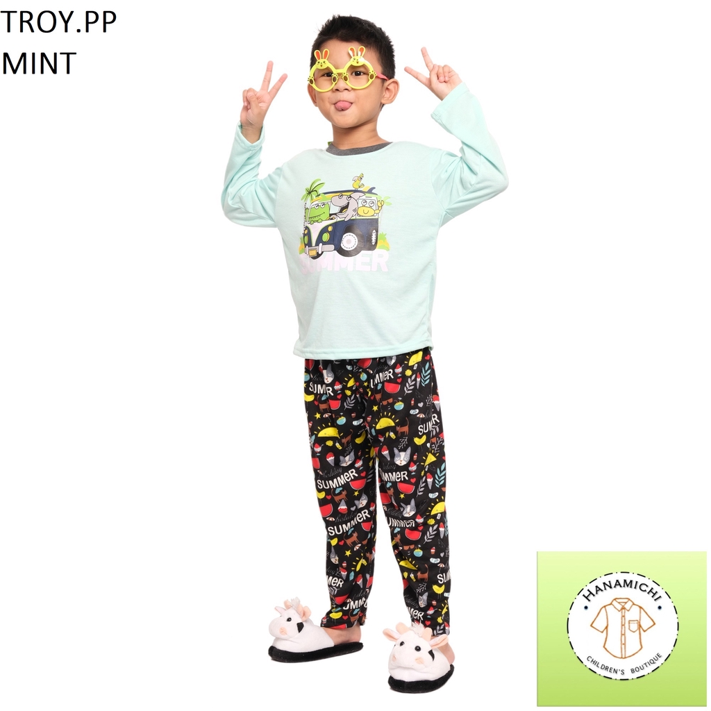 Hanamichi TROY.PP Piyama Anak Lengan Panjang