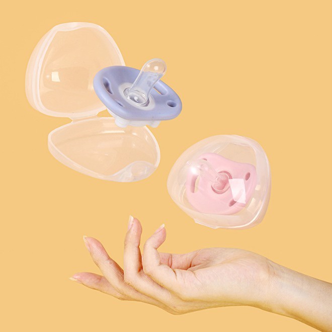 BabyBeeBoo Empeng Dot Bayi Silikon Premium Baby Pacifier + Box Higienis Food Grade Soother Silicone-1
