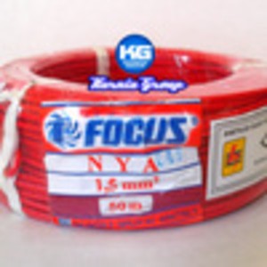 Kabel NYA 1,5mm (50m) merk FOCUS | Kabel Listrik untuk Instalasi | SNI