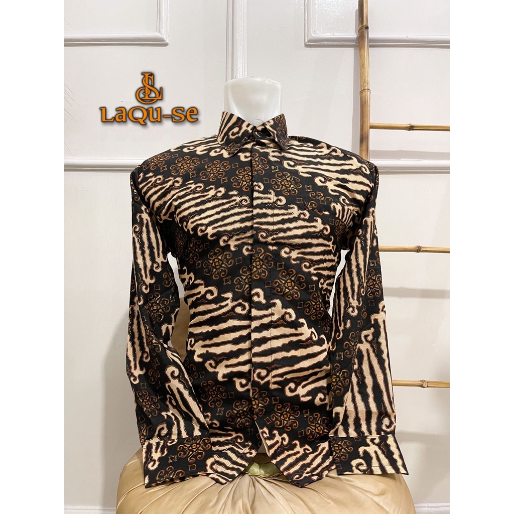 Kemeja Batik Pria Lengan Panjang Kemeja Pesta Pria Batik Kondangan Pria By Laquse Kebayaa