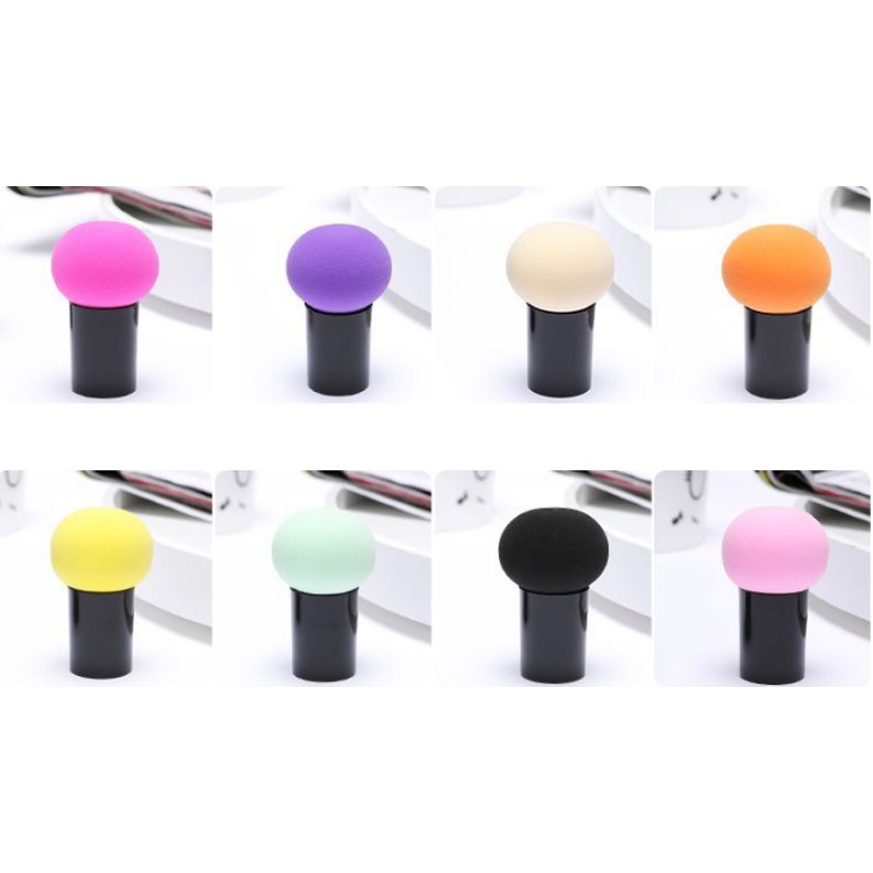 Grosir - K323 Sponge Blender Tangkai / Make Up Tools / Alat Kosmetik / Alat MakeUp / Alat Kecantikan