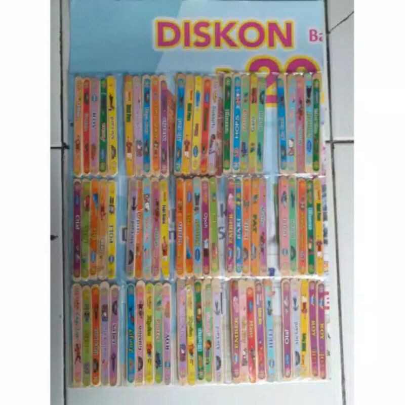 stik es crem gambar isi 15 pcs grosir