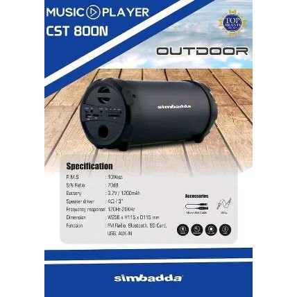 Simbadda CST 800N bluetooth speaker portable