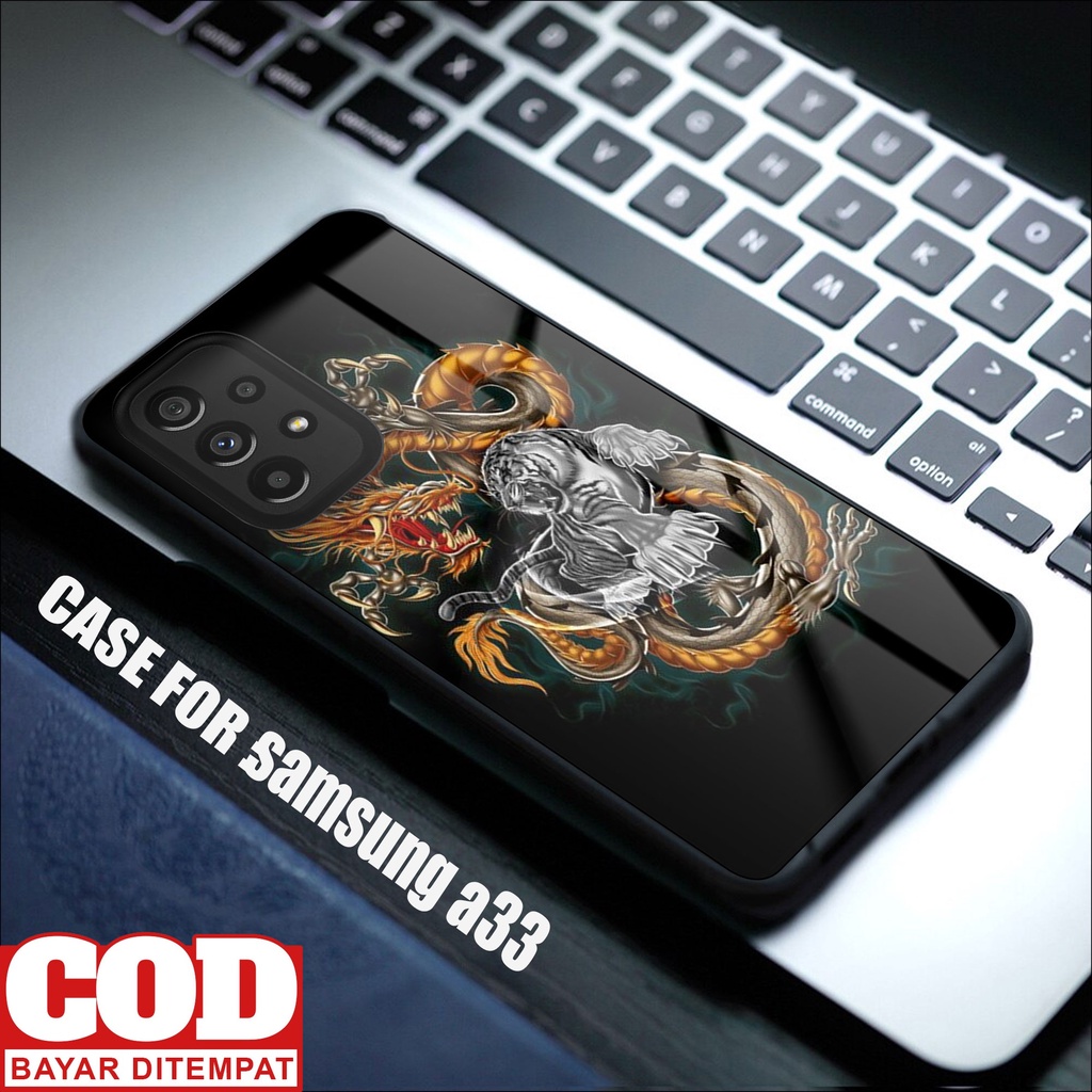 Case SAMSUNG A33 - Casing SAMSUNG A33 Terbaru Case [ MOTIF DRAGON ] Cassing Hp SAMSUNG A33 - Silikon
