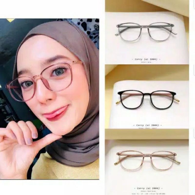 PAKET KACAMATA PHOTOCROMIC + LENSA ANTIRADIASI MINUS | KACAMATA TRENDY 5004