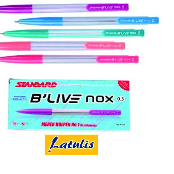 

✅Viral Banget❤ Pulpen / Pena / Bolpen Standard B'Live Nox produck terlaris