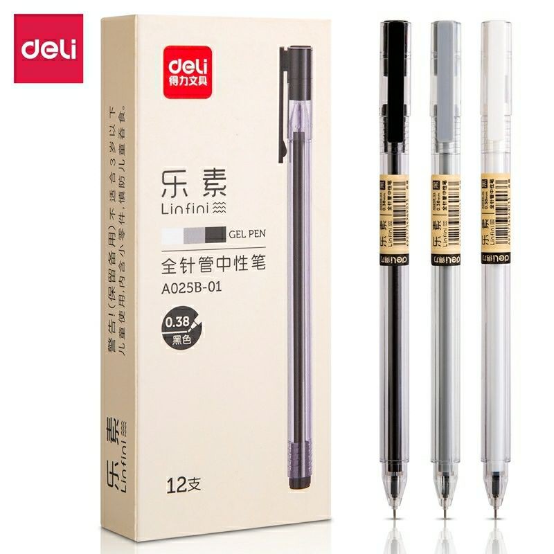 

Gel Pen Pulpen Gel warna Hitam 0.38mm