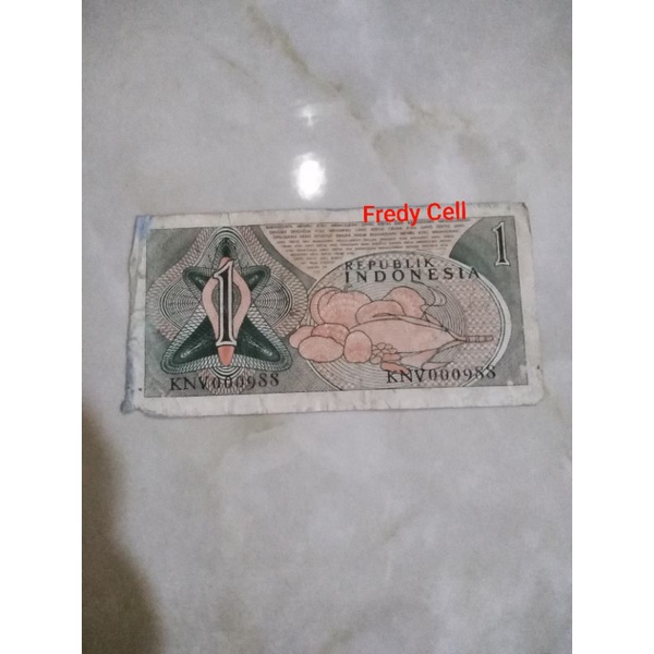 Koleksi Asli Uang Indonesia 1 Rupiah 1961