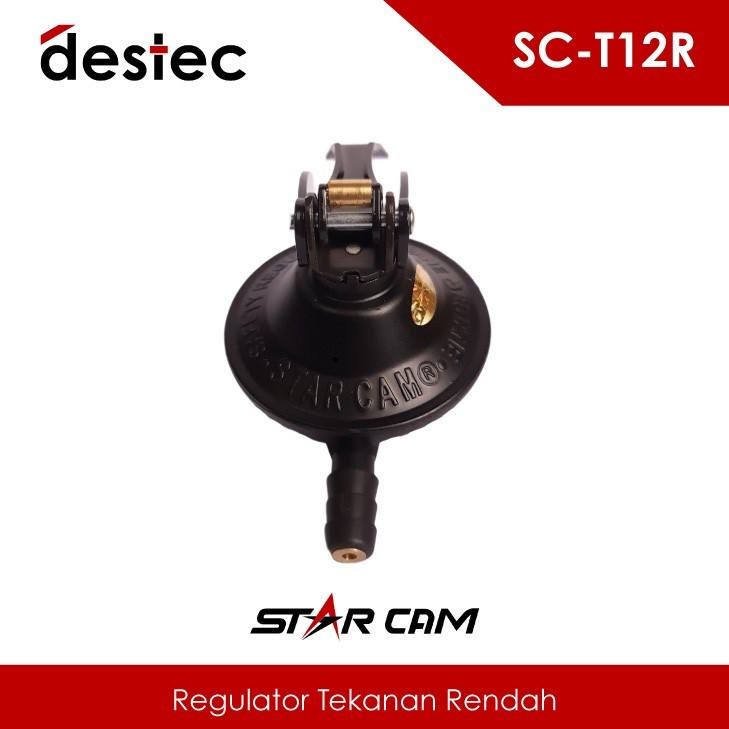 Regulator Kompor LPG STARCAM + METER Star Cam Pengaman Gas Anti Bocor Original Destec Star Cam