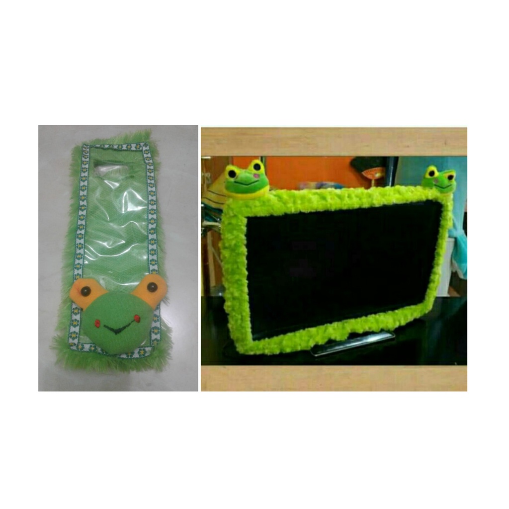 Paket hemat 2in1 tv &amp; remot karakter bahan rasfur MURAH RAPIH BAGUS, BISA COD