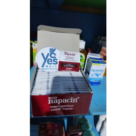 Neo Napacin 1 Strip 4 Tablet Meringankan Sesak nafas Asma Napasin Dewasa