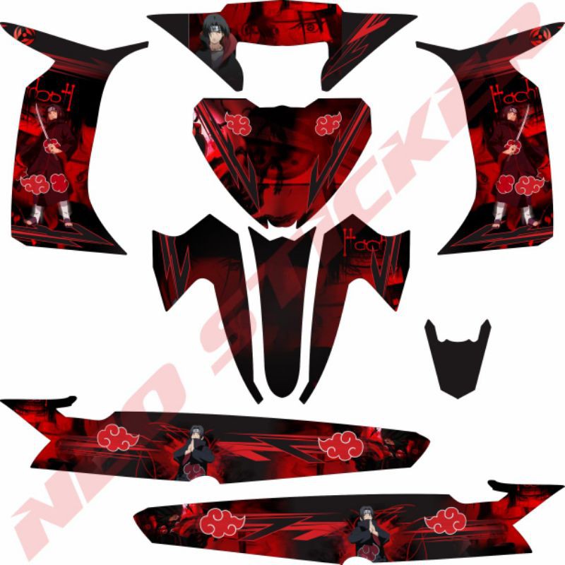 Sticker Vega RR 2014 Fullbody Uchiha Itachi