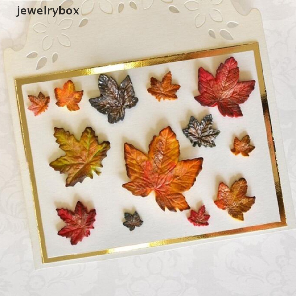 Cetakan Fondant Bentuk Daun Mawar Bahan Silikon Untuk Dekorasi Kue