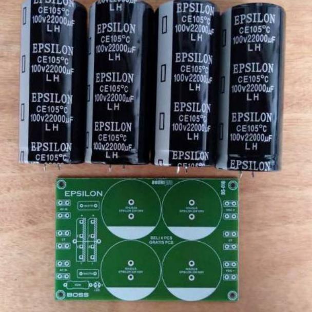 ➵ls Promo ELCO EPSILON 22000uf 100v ORIGINAL 22000uf 100v 45 ➵