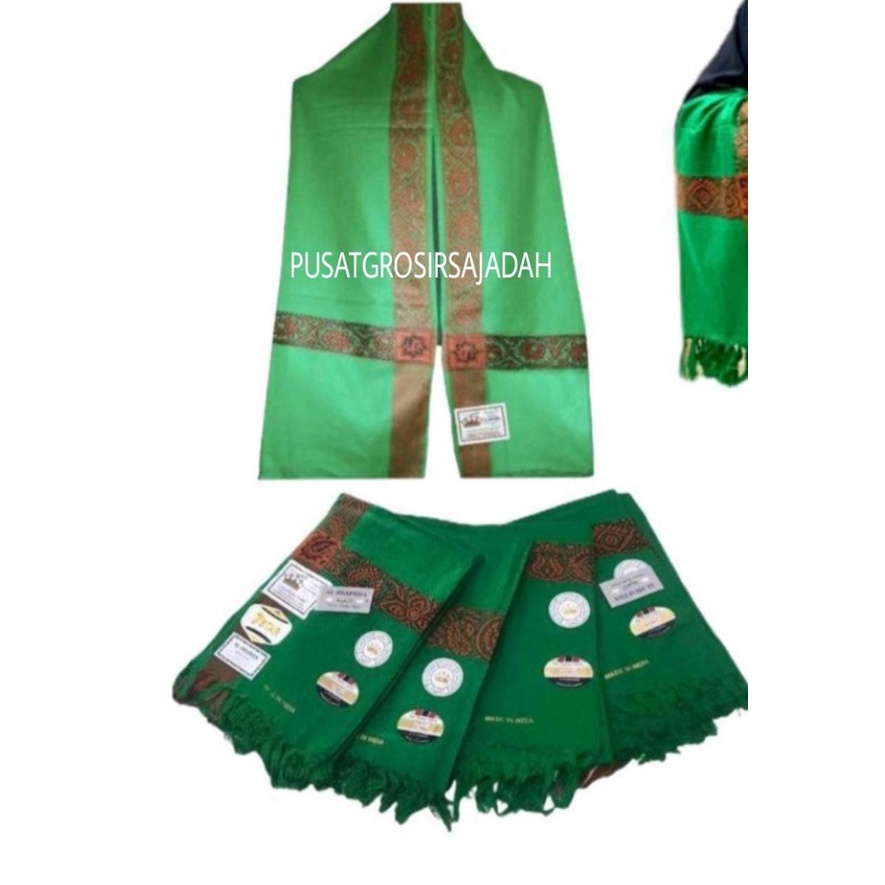 SORBAN NU PANJANG HIJAU/WARNA SORBAN PANJANG KASMIRI/SORBAN PANJANG ALSAVERA_ARIFAT/SORBAN HABIB