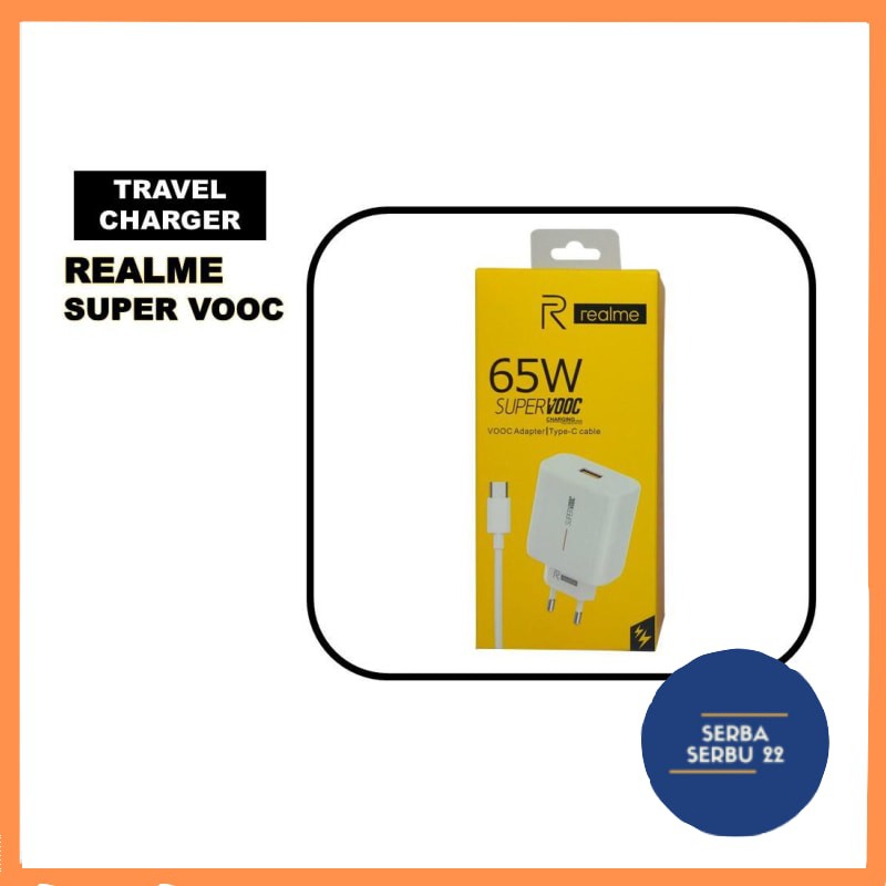 Travel Charger Realme Fast Charging Super Vooc 65W Type -c [S]