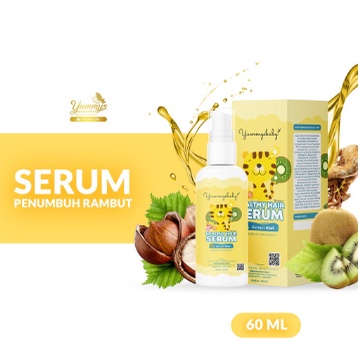 Yummys Baby Shampoo Serum Penumbuh Rambut Bayi 100ml Serum 60ml