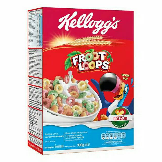 

Kelloggs Froot Loops 160 gr dan 300 gr