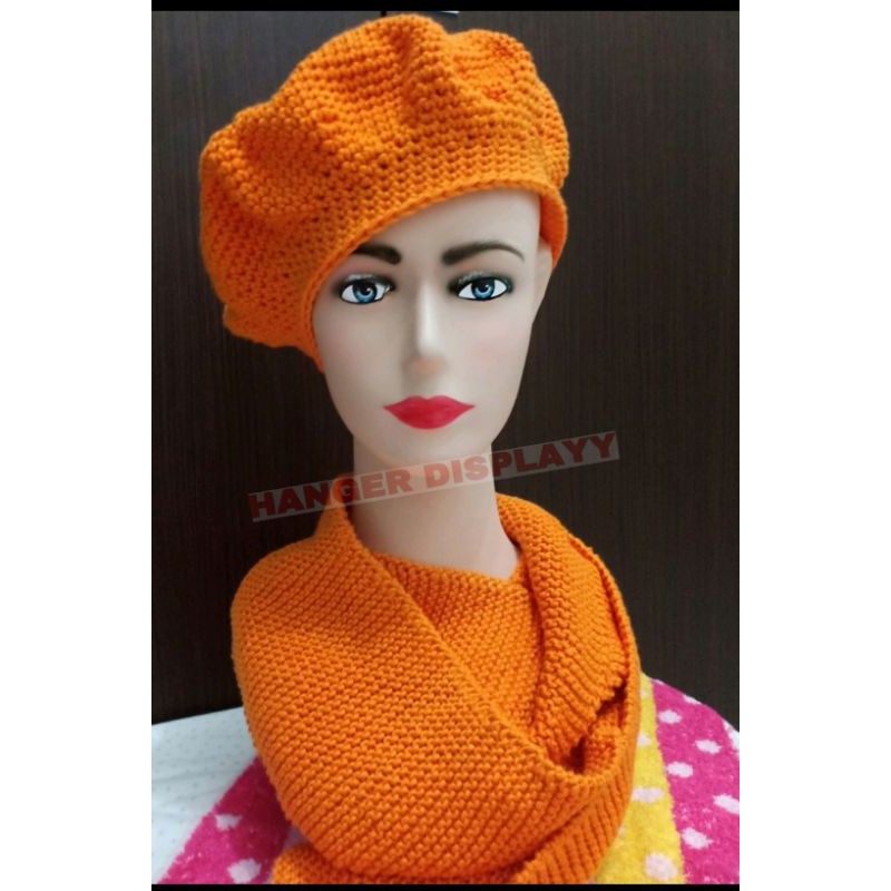 Manekin Kepala Wanita Dewasa | Display Topi | Display Jilbab | Make Up | Manekin Kepala Botak