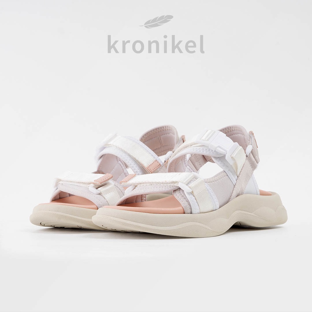 [PREMIUM LOKAL BRAND] KRONIKEL PROJECT // LEVI 2-in-1 Sandals - Cherry Blossom