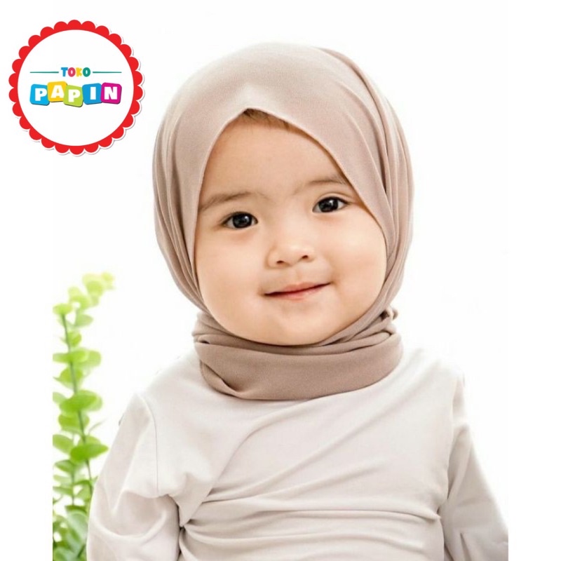 Kerudung Jilbab Hijab Pashmina Anak Bayi Perempuan Bergo Termurah Halus Kerudung Anak Instan