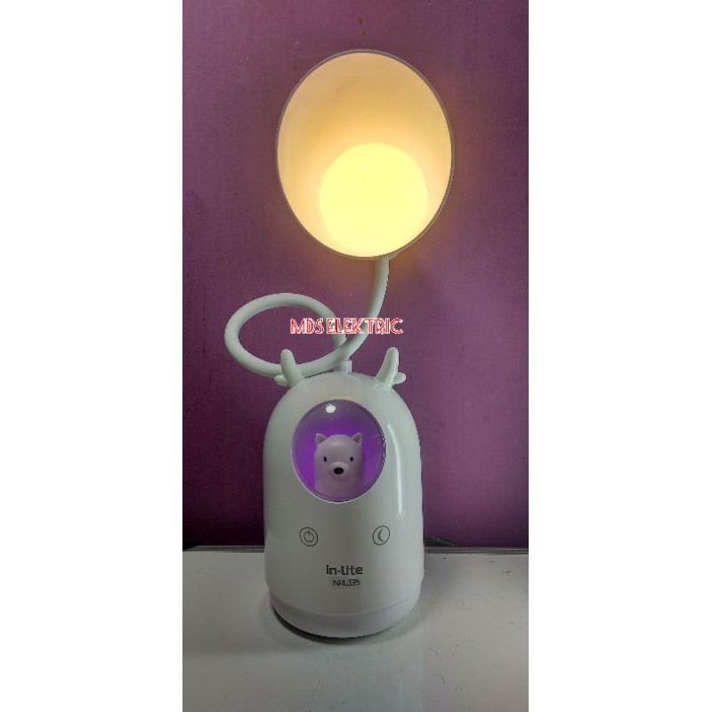 LAMPU BELAJAR LED EMERGENCY 3 WARNA IN-LITE INRL 335 / LAMPU LED EMERGENCY