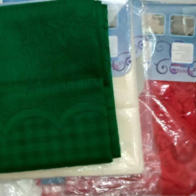 taplak meja makan Bulat 6-8 Kursi