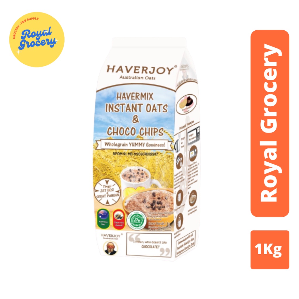 

Haverjoy Havermix Instant Oats Choco Chips 1kg