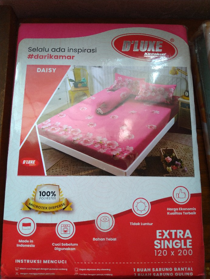 Sprei Kintakun Dluxe Single Size New Edition Versi Iii Uk. 120x200