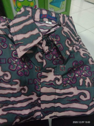 Real Pict • Hem Anak / Kemeja Anak / Kemeja Batik Anak Sd