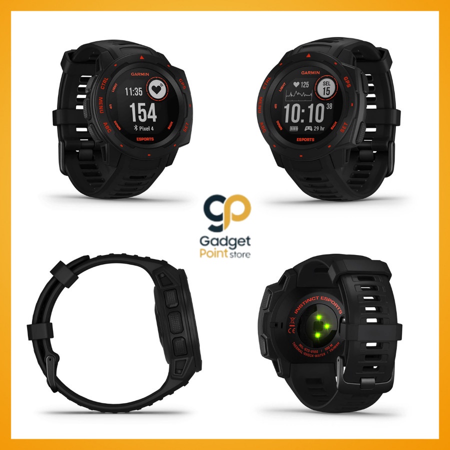 Garmin Smart Watch Instinct Esports Edition Sport Watch - Garansi TAM 2 Tahun