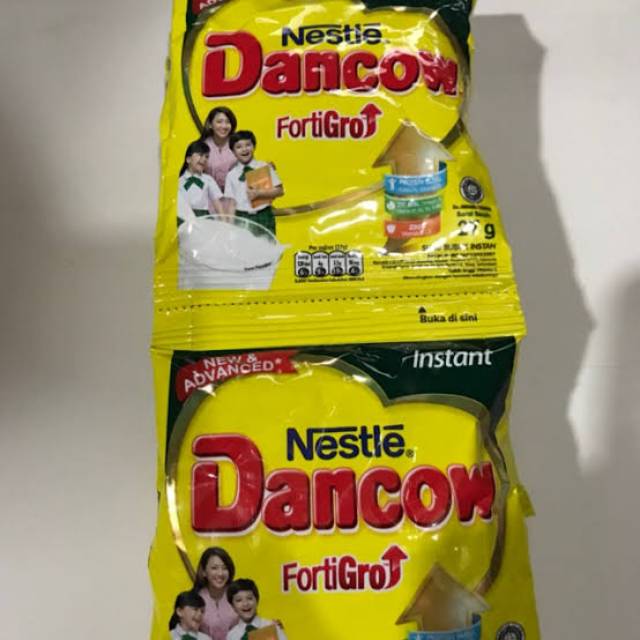 

Susu Dancow Fortigro Putih Sachet 1 Rcg 10 pcs @ 27gr