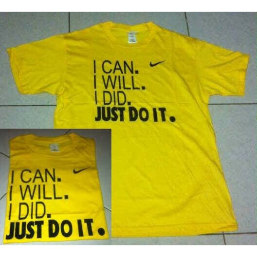 KAOS NIKE KUNING JUST DO IT