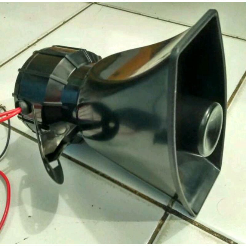 Toa sirine corong gepeng 30 Watt rakitan  bisa untuk modul sirene power rendah.