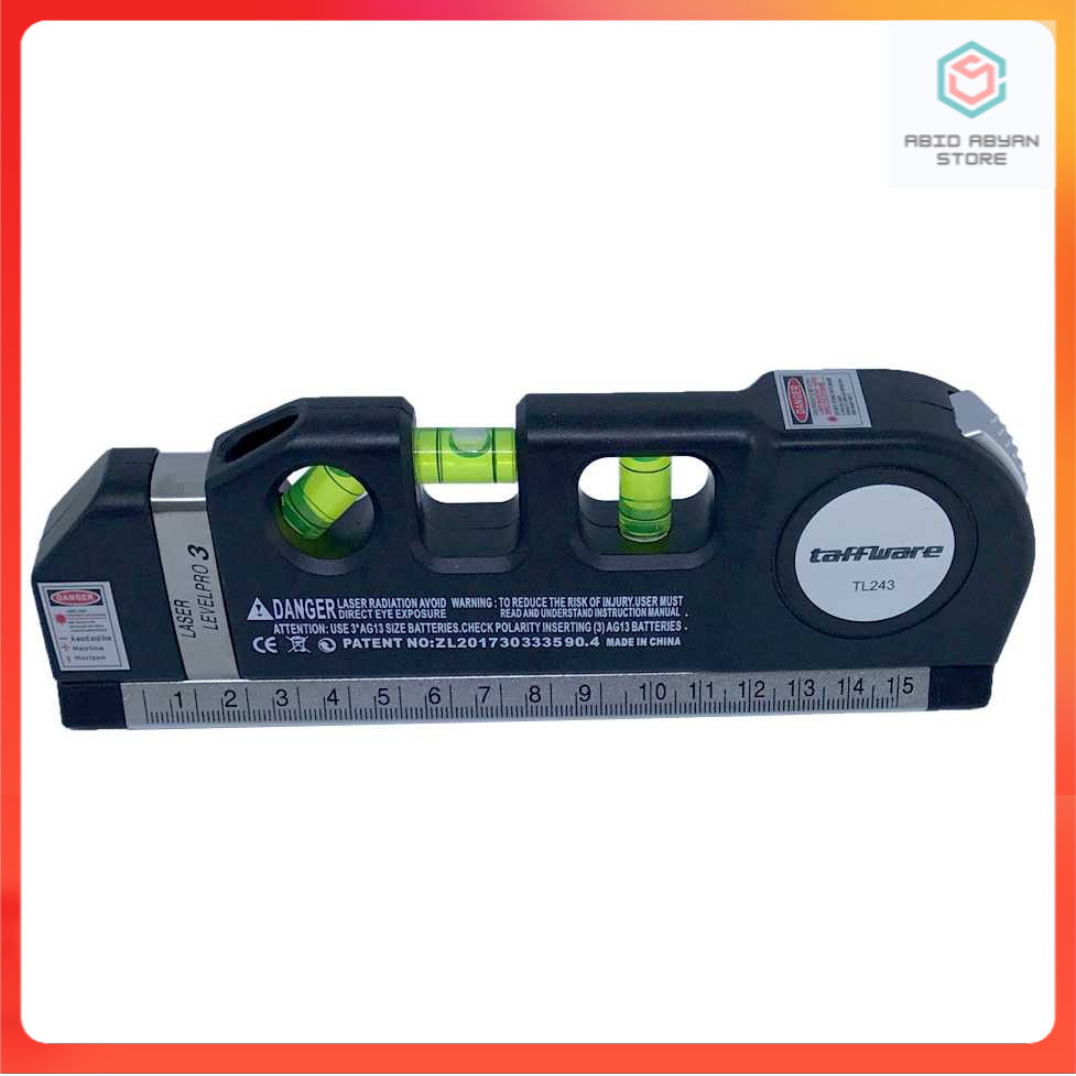 

Taffware LEVELPRO3 Penggaris Laser Horizontal 250CM Waterpass